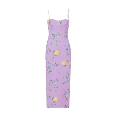 THE PRINTED TECHNICAL JERSEY DRESS